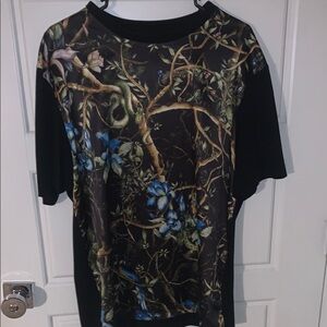 Zara Floral Black Men's Shirt